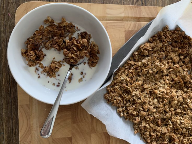 brown butter honey granola