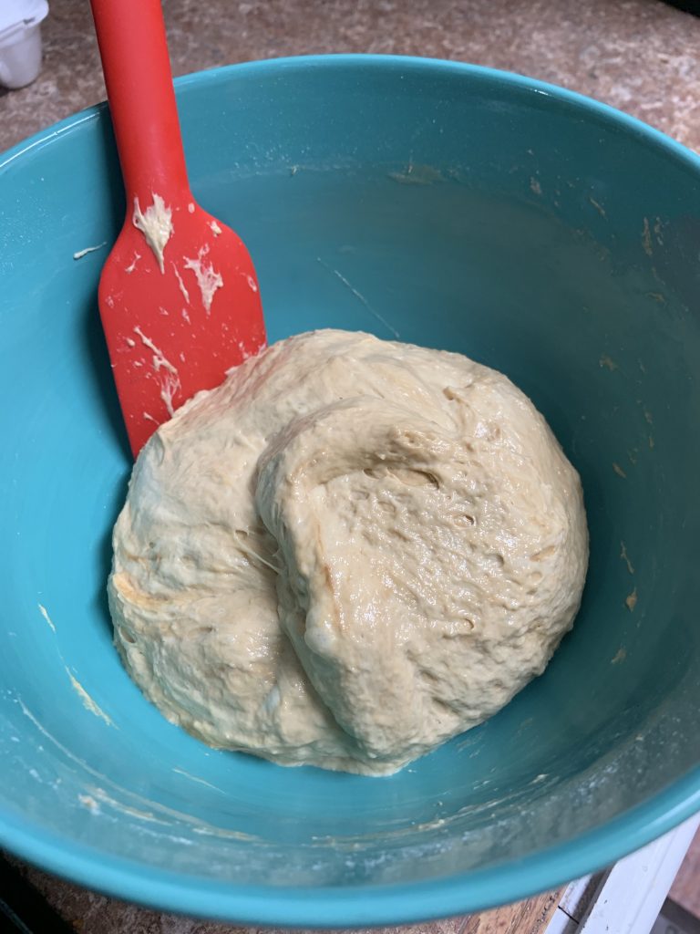 sourdough english muffin dough