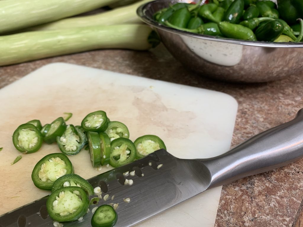 Sliced jalapeños 