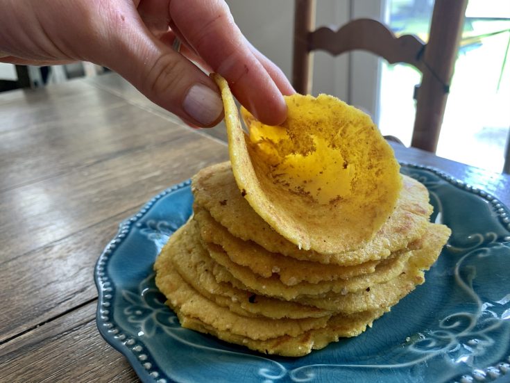 Corn Tortillas with Fresh Ground Corn