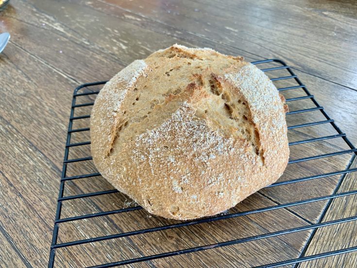 Simple Whole Grain Sourdough Bread